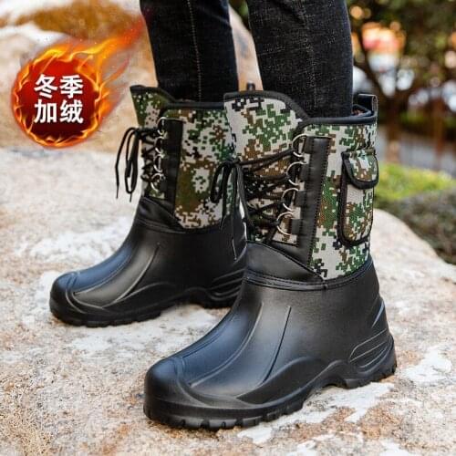 Mens Shoes Long High Boots Outdoor Winter Boots Mens Shoes Botas Chaussure Homme