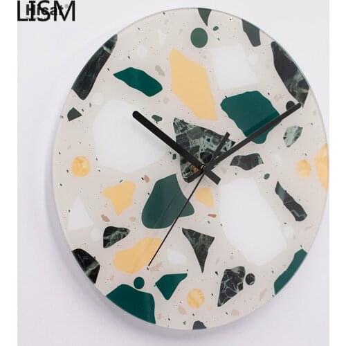 Wall Clock Nordic Design Modern Design Art Light Luxury Living Room Simple and Creative Fashion Decoration Relogio De Parede