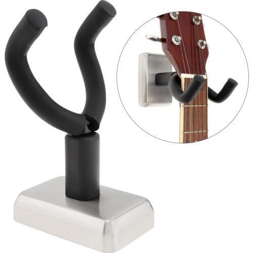 Wall Mount Guitar Hanger Hook Holder Soft Sponge Coat with Stainless Steel Base for Guitar / Bass / Violin / Mandolin / Ukulele