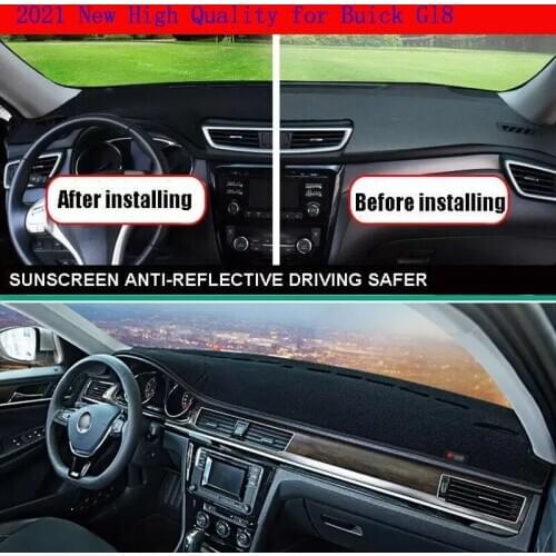 2021 New High Quality for Buick Gl8 Interior Dashboard Cover Non Slip Dash Mat Sun Shade Carpet Pad Accessories