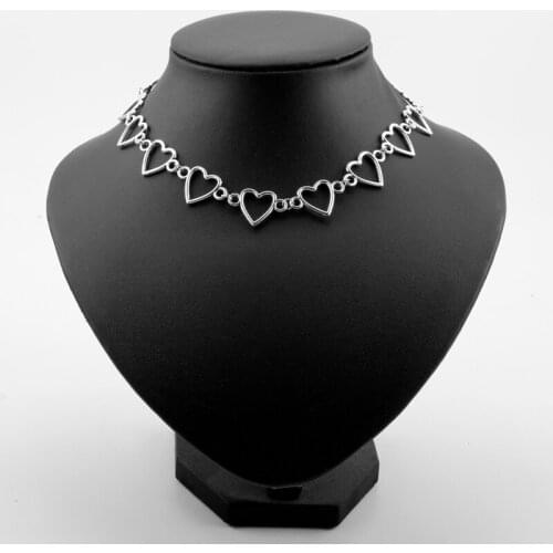 Pendant Necklace Hearts Shape Dangle Beads Chine Choker Jewelry Lovely Handmade Heart NECKLACE For Female Party Accessories