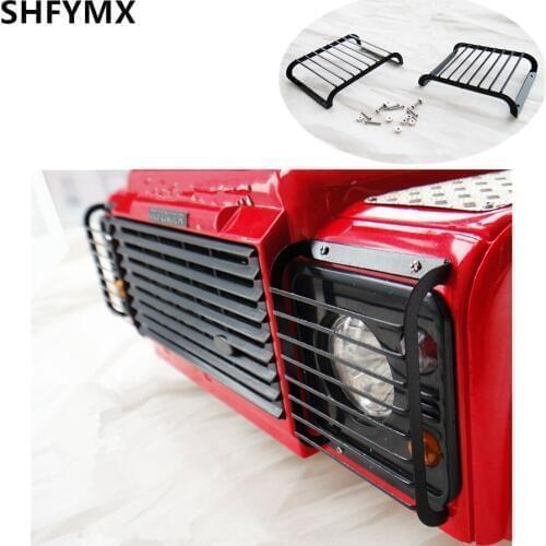 Front Lamp Metal Grille Kits Assembly For 1/10 RC Crawler Car 4WD G2 D90 Remote Control Toys Upgrade Accessories
