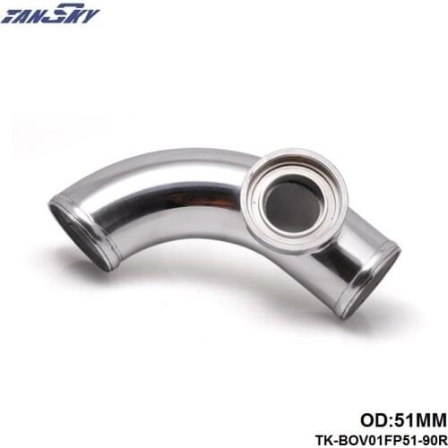 2" 51mm 90 degree SSQV SQV BLOW OFF VALVE ADAPTE BOV TURBO INTERCOOLER PIPE For Ford FOCUS 1.8/2.0/ TK-BOV01FP51-90R