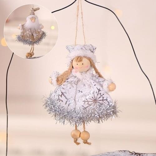 Christmas Angel Doll Pendant Ornament Merry Christmas Decorations For Home Xmas Ornaments Kids Gifts New Year Navidad Natal 2022