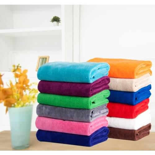 Thickening towel beauty salon Barber shop Baotou car wash shop dedicated hotel Hotel thickened absorbent microfiber towel