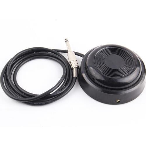 YILONG Round 360 Star Tattoo Machine Footswitch Foot Pedal Controller Power Supply Black