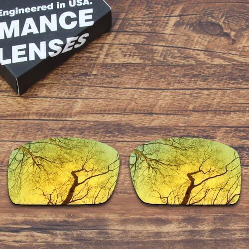 ToughAsNails Polarized Replacement Lenses for Oakley Oil Drum Sunglasses Gold Mirrored Color (Lens Only)