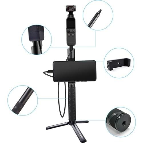 1.1M Aluminum Alloy Selfie Stick Stand Phone Extension Rod Holder for Insta360 ONE X2/X Camera Accessories