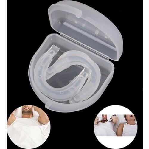 1set Dental Health Oral Teeth Brace Dental Mouth Guard Bruxism Splint Night Teeth Tooth Grinding+Storage Case Sleeping Aid Tool