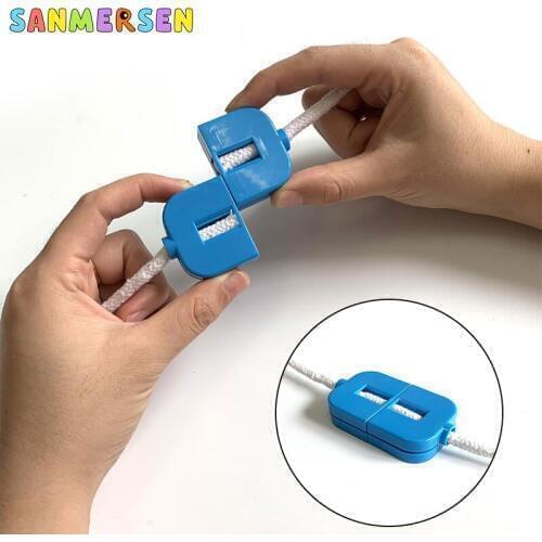 1PC Broken Rope Restoration Close-up Magic Trick Childrens Novelty Prop Toy Finger Easy Operate Kids Street Magician Tricks