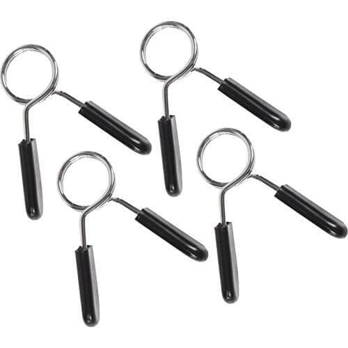 4 Pack Dumbbell Spring Collars, Exercise Barbell Clip Clamps for Weight Dumbbells Gym Fitness Training Weight-Lifting