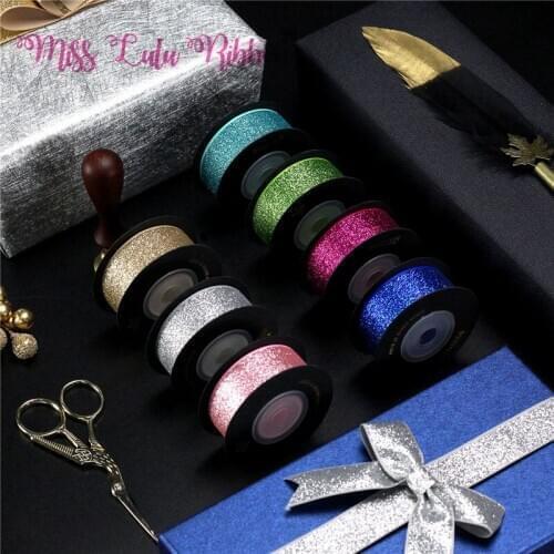 4 Yards/Roll 22mm7-color Christmas Ribbon Frosted Grosgrain Gift Box Decoration Ribbon DIY Hair Knot Bow Material