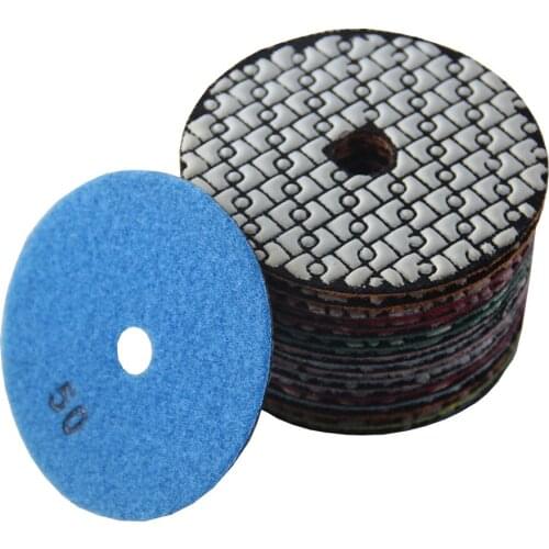 7pcs Diamond Polishing Pads Grit 50-3000# Dry Polishing Pad Stone Granite Marble Diamond Abrasive Tools