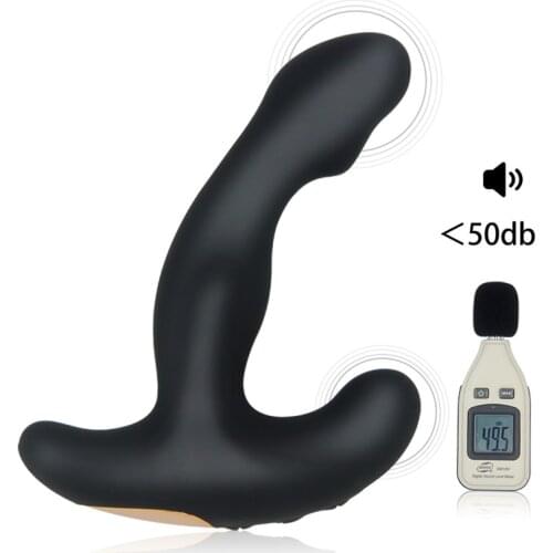 Anal Vibrating Massager Double Motor Vibration Massage USB Charging Waterproof and Silent Male Masturbation Massager Sex Toys