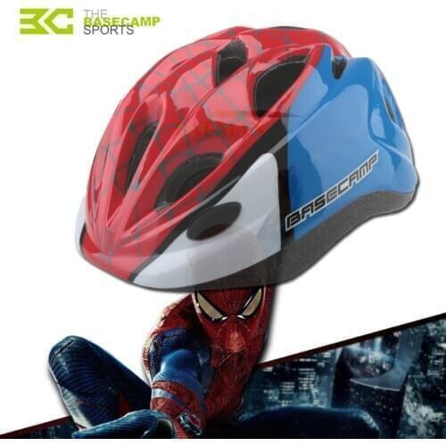 BASECAMP Kids Bike Helmet Skating Scooter Bicycle Cycling Light Cartoon Outdoor Sport Helmet Children Girls Boys casco bicicleta