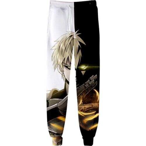 Japanese Anime Trousers One Punch Man Cosplay Costume 3d Jogger Harem Pants Long Loose Pants Cool 3D Fitness Pants Sweatpants