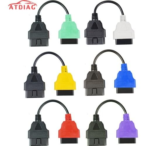 For FiatECUScan Adapter OBD OBD2 Connector MultiECUScan obd2 scanner Diagnostic cable for Fiat ECU Scan tool