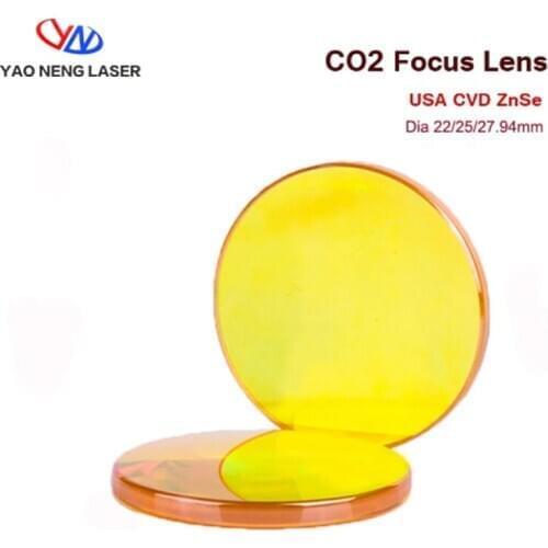 USA CVD ZnSe Focus Lens for Laser Engraving Cutting Machine Dia. 18mm 19.05mm 20mm