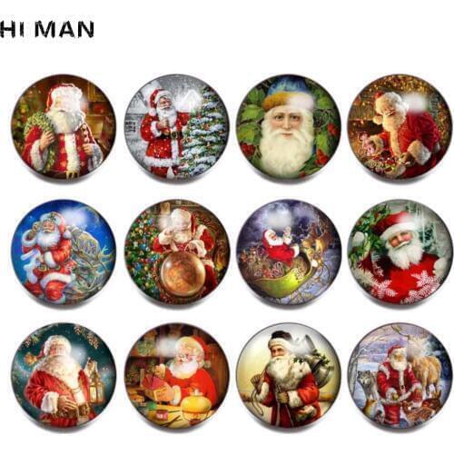 HI MAN 6pcl / lot New Design Pet Dog Christmas Pentagram 18mm Snap Charm Button Jewelry for 18mm Snap Bracelet Wholesale