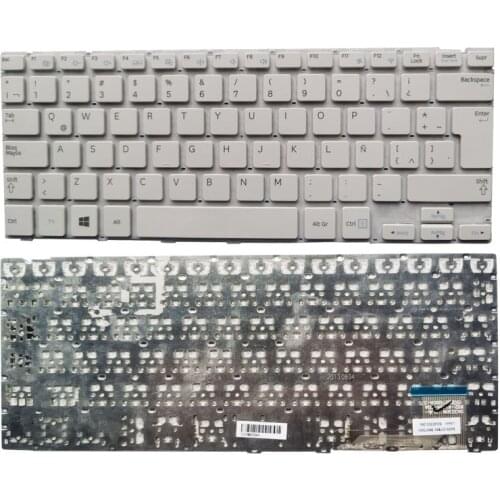 New Laptop Latin Keyboard for SAMSUNG 905S3G 915S3G NP915S3G NP905S3G White No Frame LA Layout