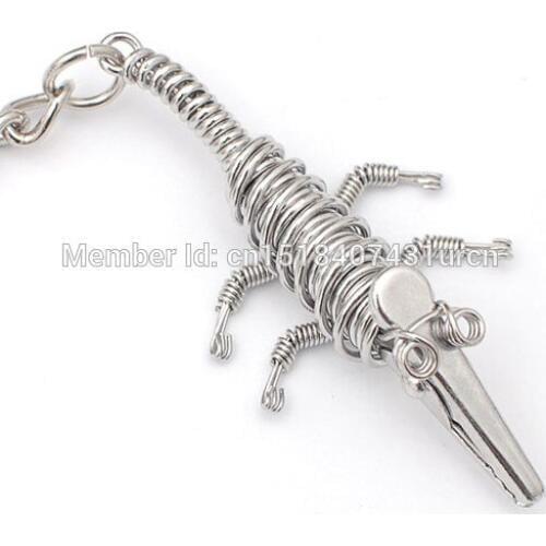 L6 CROCODILE KEYCHAIN RING CREATIVE/CUTE/SPORT/ANIMAL STAINLESS HAND-MADE ART CRAFTS WEDDING&BIRTHDAY&HOME&OFFICE&GIFT&PRESENT