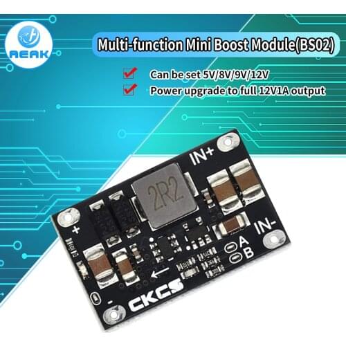 Real 10W DC-DC Multi-function mini boost module 3V-5.5V to 5V 8V 9V 12V /3.7V Lithium battery boost LED Indicator