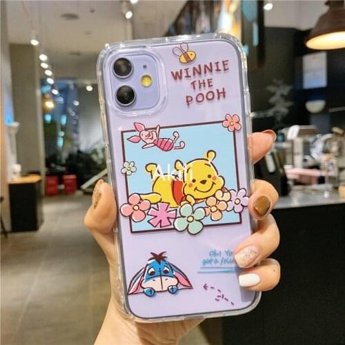 DISNEY 2021 Mickey Silicone Case for IPhone 11 Pro Xs Max FOR IPhone 12 12PRO 12PROMAX Official Liquid Silicon 360 Full Cover