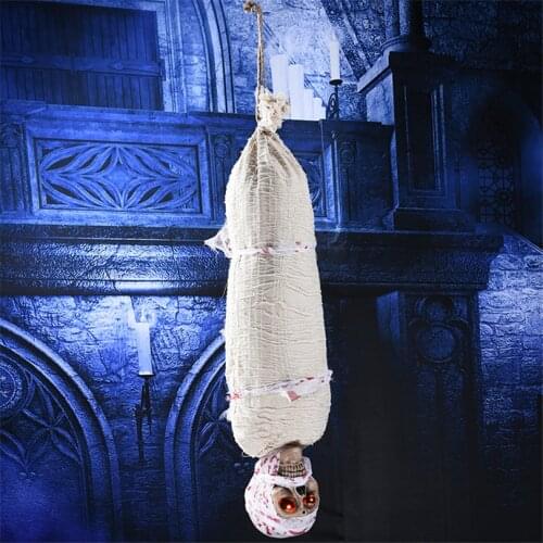Halloween Hanging Skull Ghost Haunted House Decoration Horror Props Halloween Party Pendant Home Door Bar Decorations
