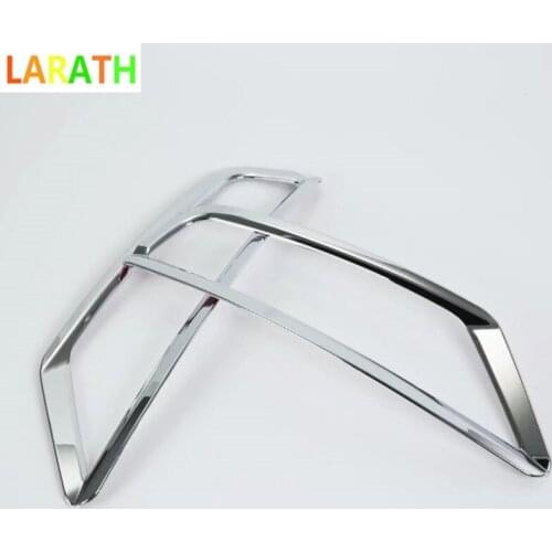 The New ABS Chrome Rear Fog Light Lamp Cover Foglight Molding Car Exterior Accessories Trim 2pcs For Mazda CX-5 2017 2018