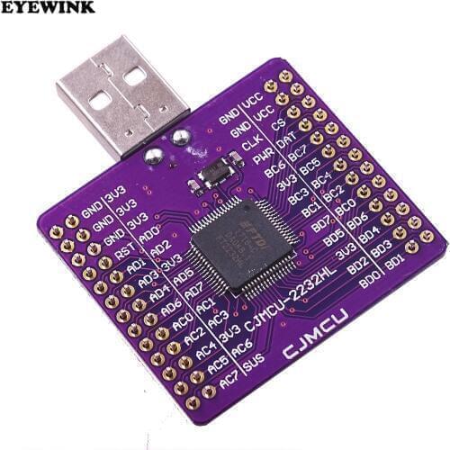 FT2232HL USB TURN UART/FIFO/SPI/I2C/JTAG/RS232 module external memory