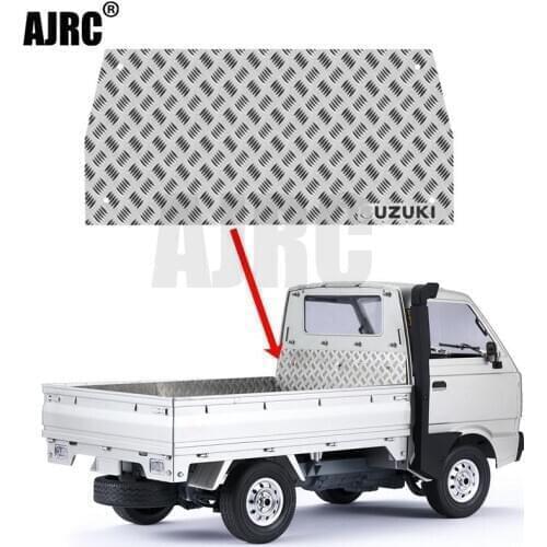 Wpl-d12 1/10 Suzuki Carry Rc Minivan Truck Rear Compartment Decoration Plate, Metal Sticker, Metal Anti-skid Plate