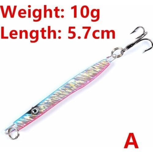 1PCS VIB Metal Spinner Fishing Lures 57mm/10g Artificial Bait Sequins Iscas Artificial Hard Bait Crap Bass Pike Fishing Tackle