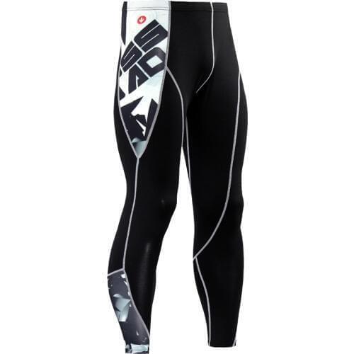 2017 camouflage men pants fitness joggers compression tights long pants leggings mens wear jogging