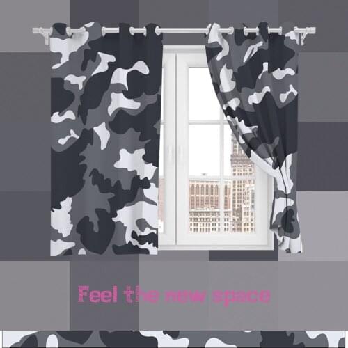 Perforated Hook 3D Blackout Curtains Skull Dark Fantasy Custom Full Blackout Sunscreen Windows Bedroom Living Room Decoration