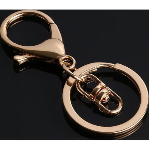 4pcs bag hook bag pendant Decorative lobster buckle Split Rings Keyrings Connector Keychain Keys Holder DIY Accessories Craft