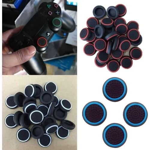 4Pcs Luminous Rocker Cap Silicone Mushroom Head Analog Stick Thumb Grip Joystick Cover Caps For PS3 PS4 XBOX ONE