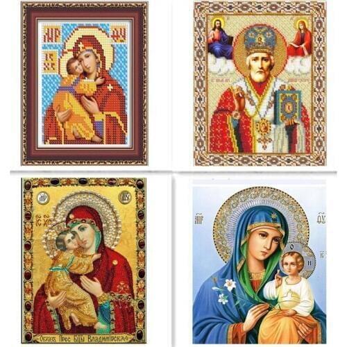 5D Round diamond painting & diy diamond painting cross stitch Home Decor diamond embroidery mosaic religious
