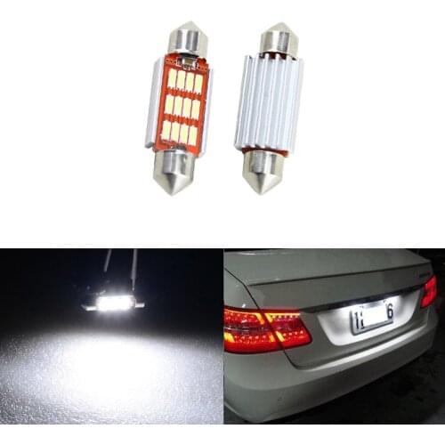 Car-Styling 2x CAN-bus 36mm 6418 C5W Led Registration Number Plate License Light For BMW E36 E39 E46 E90 E91 E92 E53 E60 E65 E71