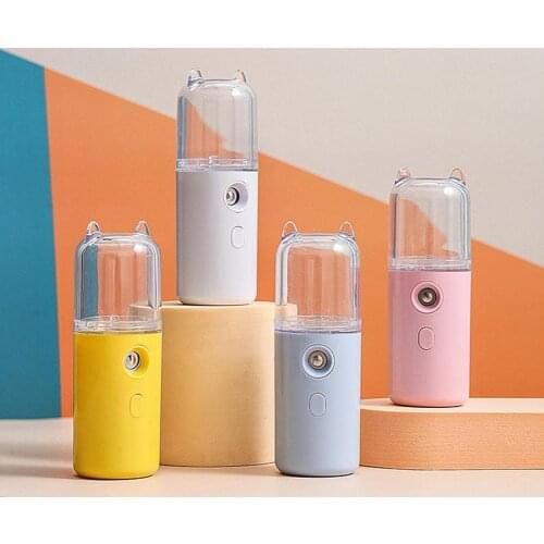Car Humidifier Mini Electric Humidifier Essential Aromas Oil Diffuser Ultrasonic Air Humidifier Rechargeable Mini Mist Maker