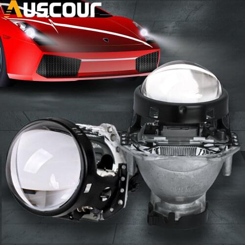 2pcs 3.0 inch Bixenon hid Projector lens hella 5 xenon kit bulb black metal holder retrofit d1 d2 d3 d4 bulb car assembly Modify