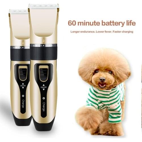 Pet Shaver Dog Shaver Adjustable Grooming Animal Fine Hair Trimmer Electric Portable Pet Razor Clipper Haircut