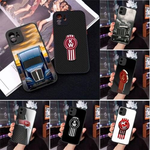 American heavy truck Kenworth Phone Cases matte transparent For iphone 7 8 11 12 plus mini x xs xr pro max cover