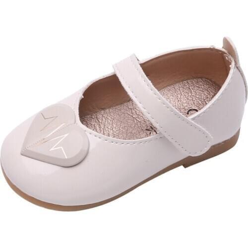 2021 Spring Autumn Fashion Girls Shoes Princess Kids Casual Sneakers Children Flats for Toddlers Baby Girl Heart Cute Sweet Soft