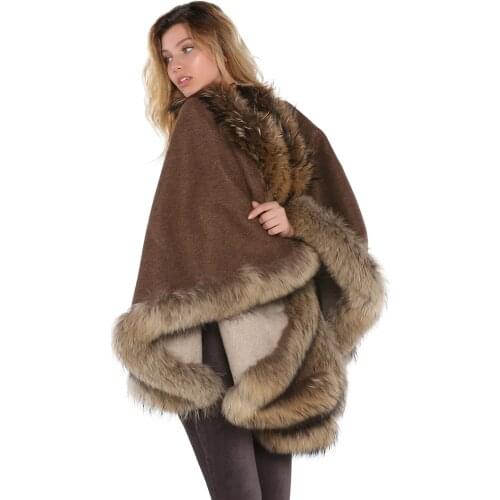 Double-sided real fur cape, real fur coat, real fur clothing, real fur Cloat, real fur vest, real fur Anorak