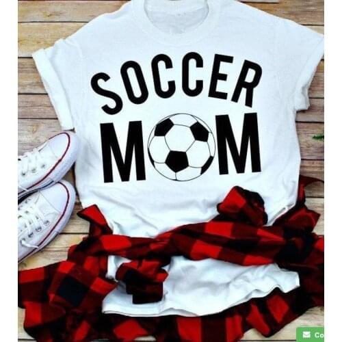Soccer mom t shirt graphic women fashion mother days gift funny slogan cute grunge tumblr aesthetic camisetas cute tees art tops