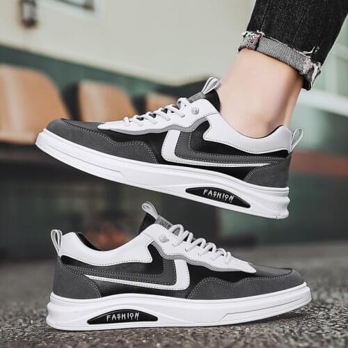 KUSHENYAF Men's White Sneakers