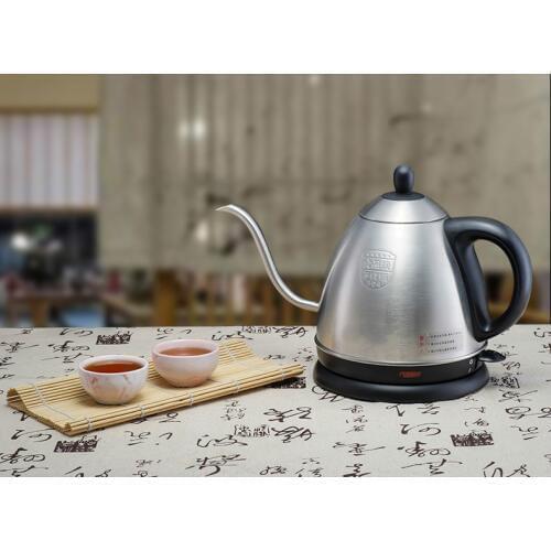 Small electric kettle long mouth stainless steel