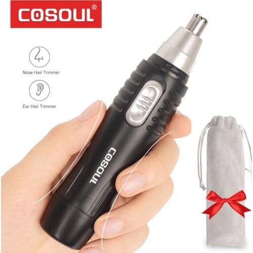 Nose Hair Clipper Trimmer Safe Design Electric Nose Hair Trimmer Shaver Epilator Ear Razor Stainless Steel Blade Waterproof