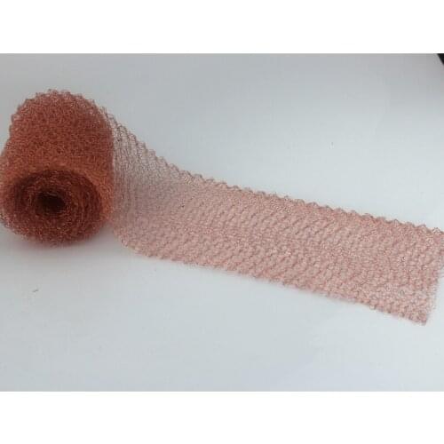 For Distillation Reflux Moonshine Brewing Pest Control Copper Mesh for distillation 10 Meter 100mm Width Corrugated Mesh