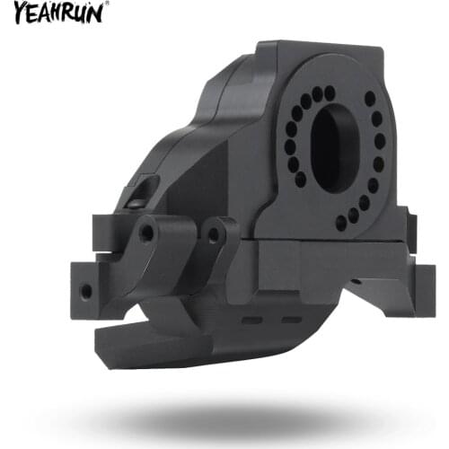 YEAHRUN Metal Aluminium Heat Sink Motor Mount Base Holder For 1/10 Traxxas TRX-4 TRX4 RC Crawler Car Accessories
